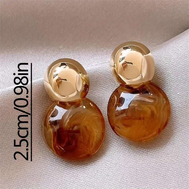 Aurélie Fine Amber Earrings