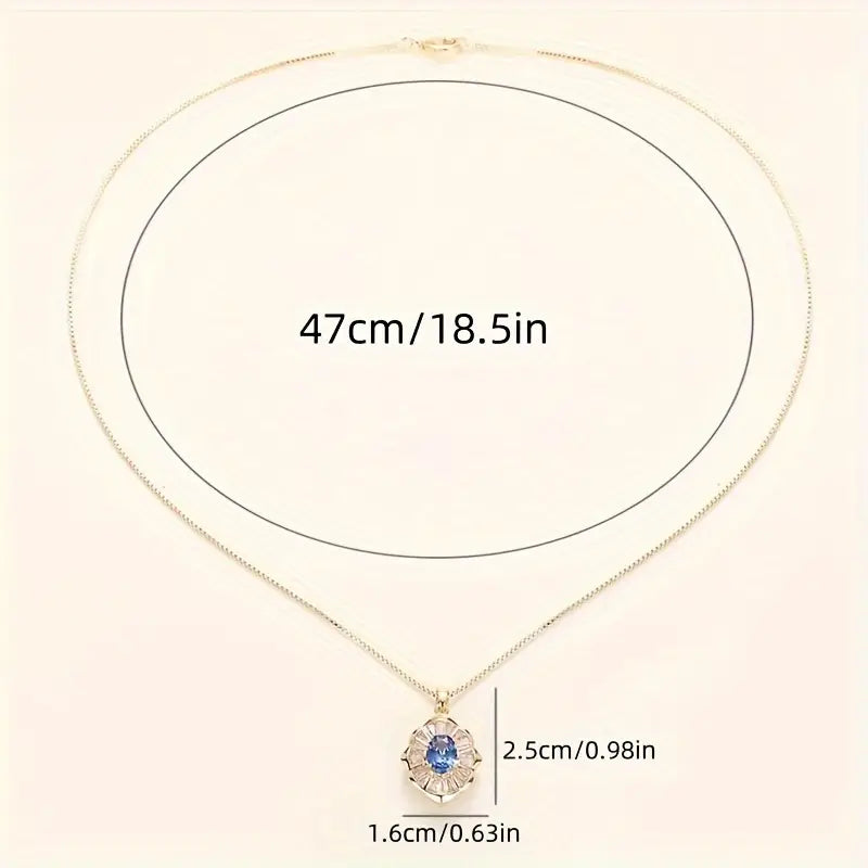 The Noctazure Sapphire Pendant