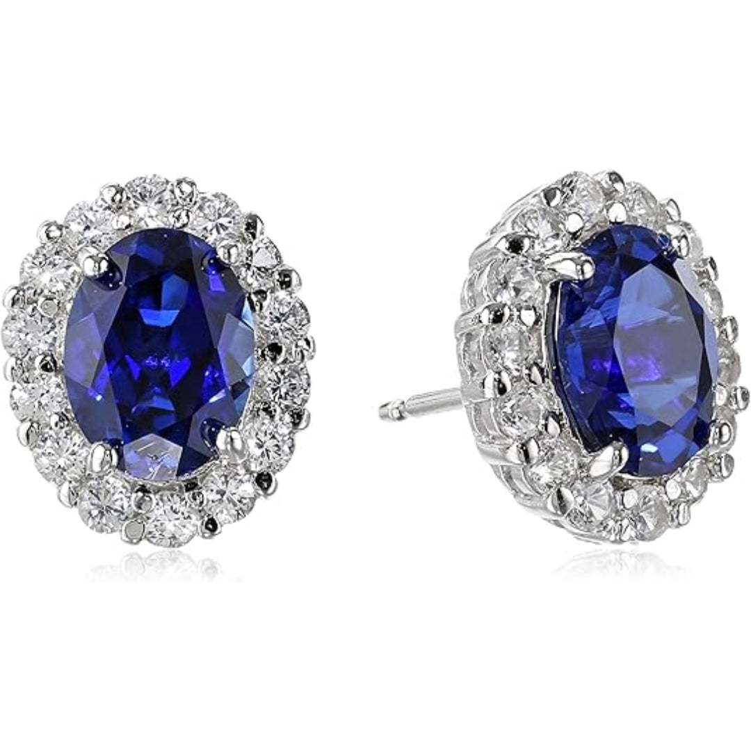 Oval Stud Earrings