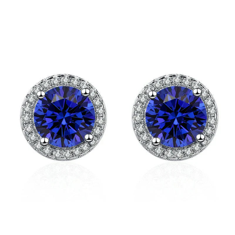 The LĂșcia Sapphire Earrings