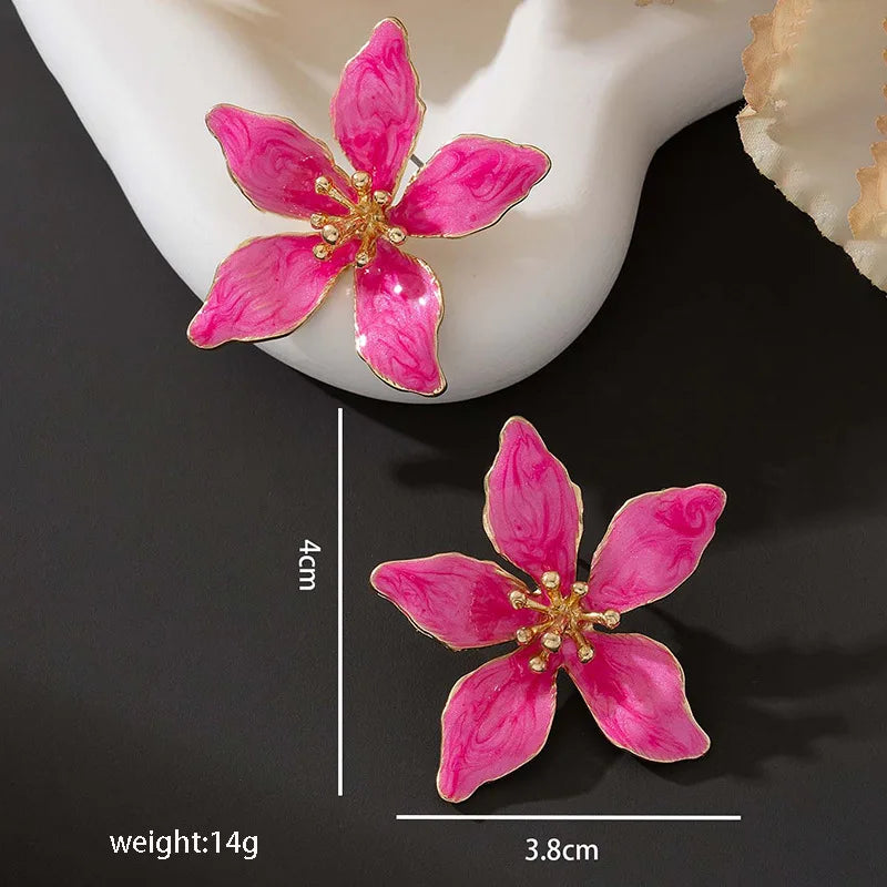Flower Stud Earrings