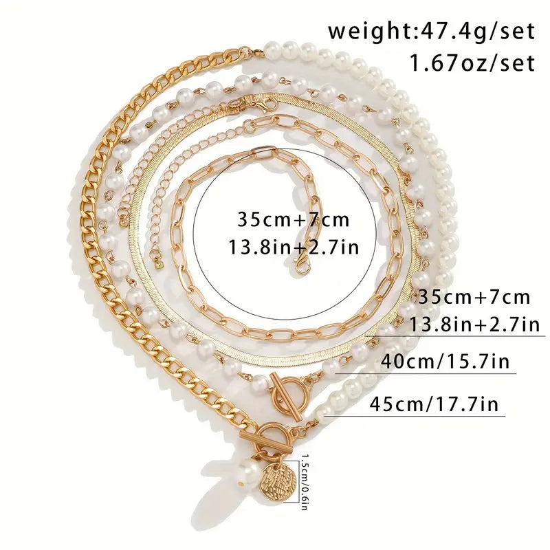 Essential Gold & Pearl Set