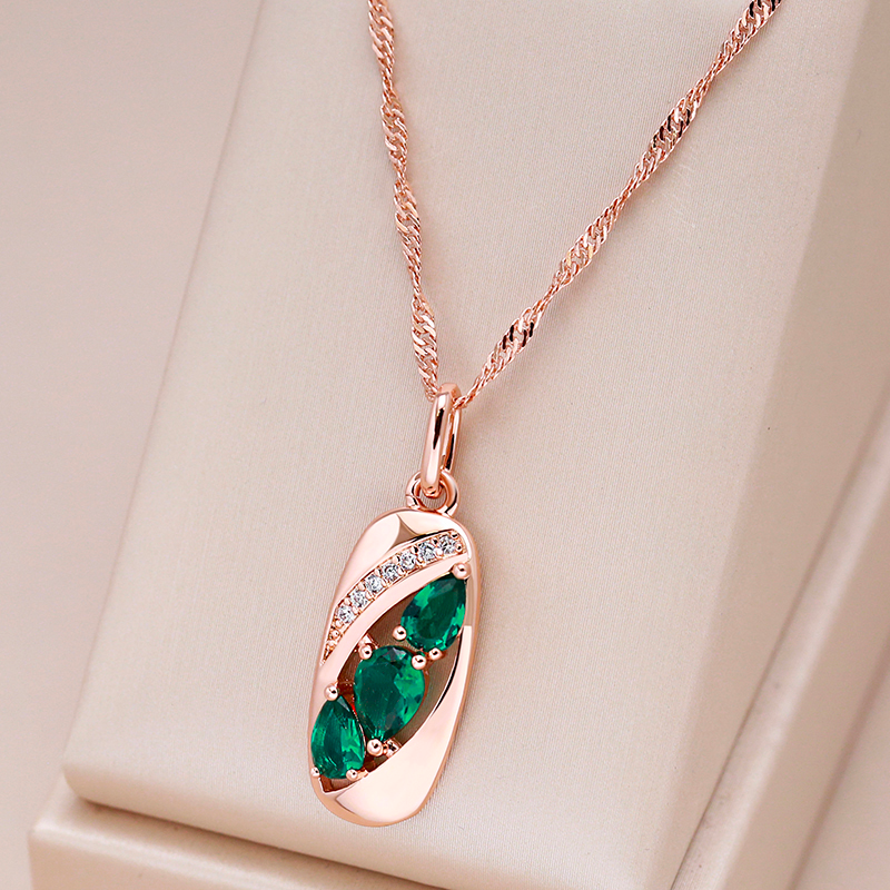 Green Crystal Necklace