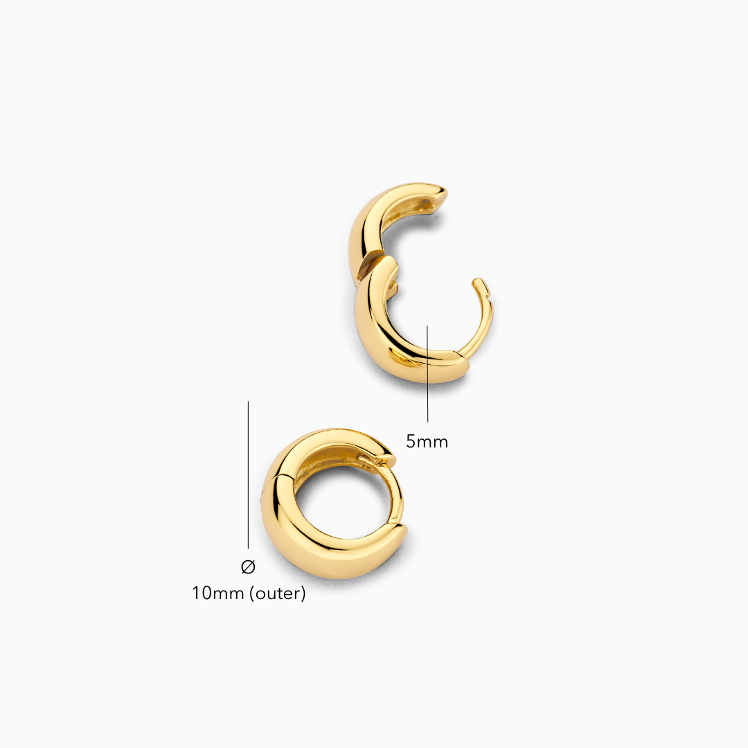 Rue Serenity Hoops - Gold
