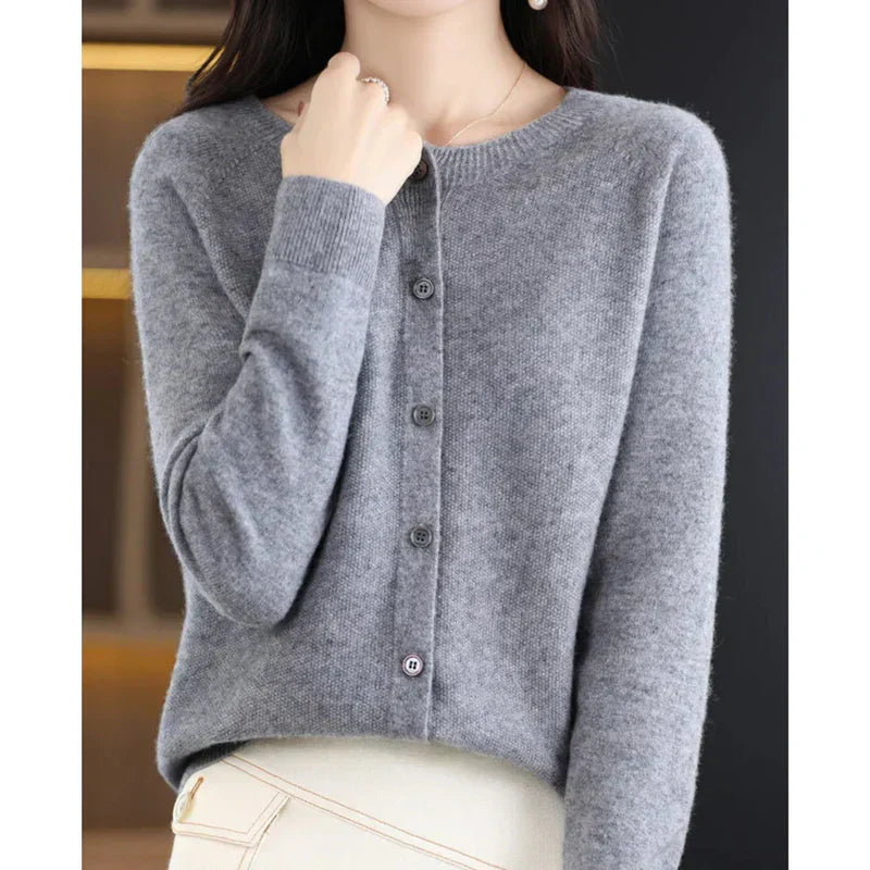 Marina | Classic Wool Cardigan