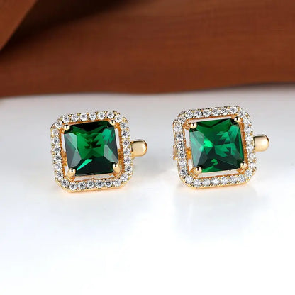 Eternal Emerald Earrings – Gold