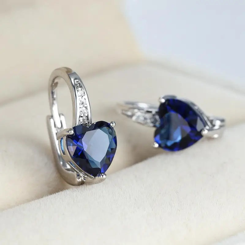 The Lunara Sapphire Earrings