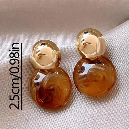 Aurélie Fine Amber Earrings