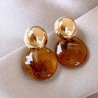 Aurélie Fine Amber Earrings
