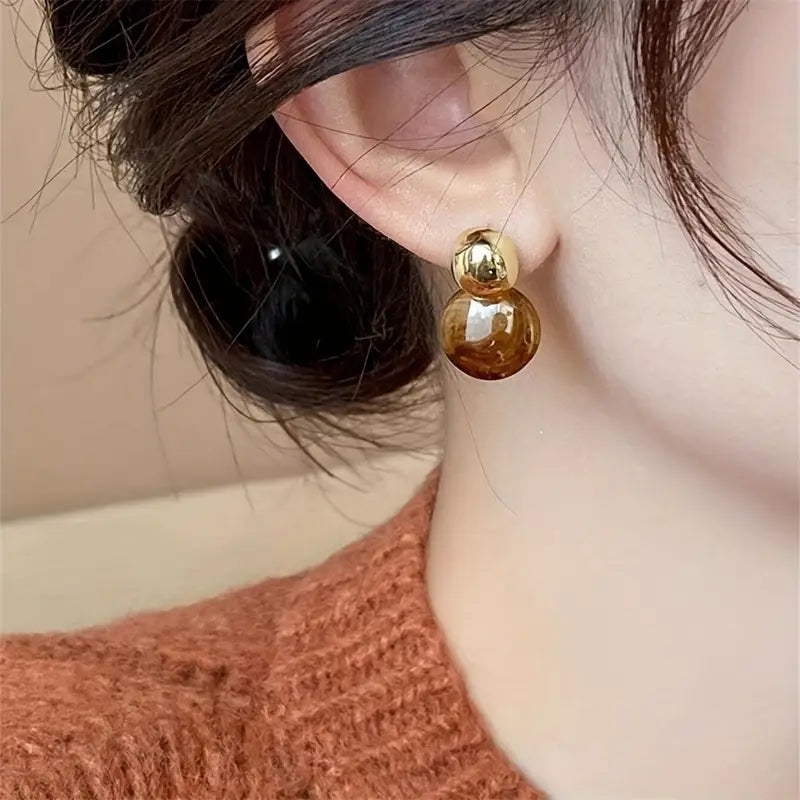 Aurélie Fine Amber Earrings