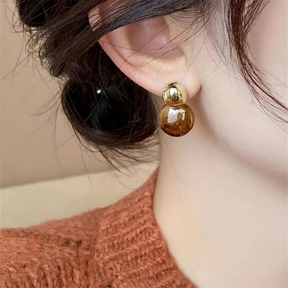 Aurélie Fine Amber Earrings