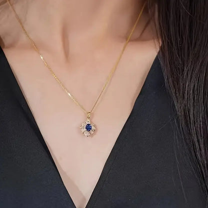 The Noctazure Sapphire Pendant