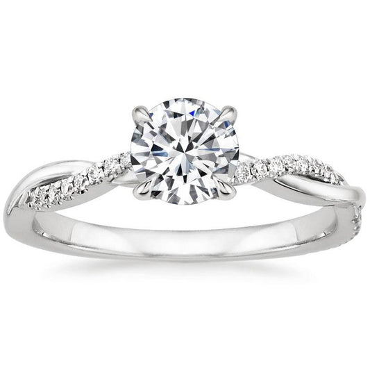 Elegant White Gold Le Jane Ring