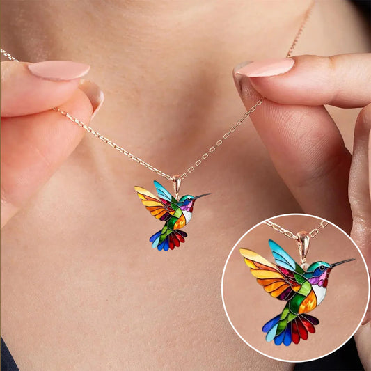 Aurelia™ | Radiant Hummingbird Necklace