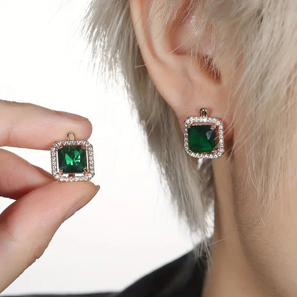 Eternal Emerald Earrings – Gold