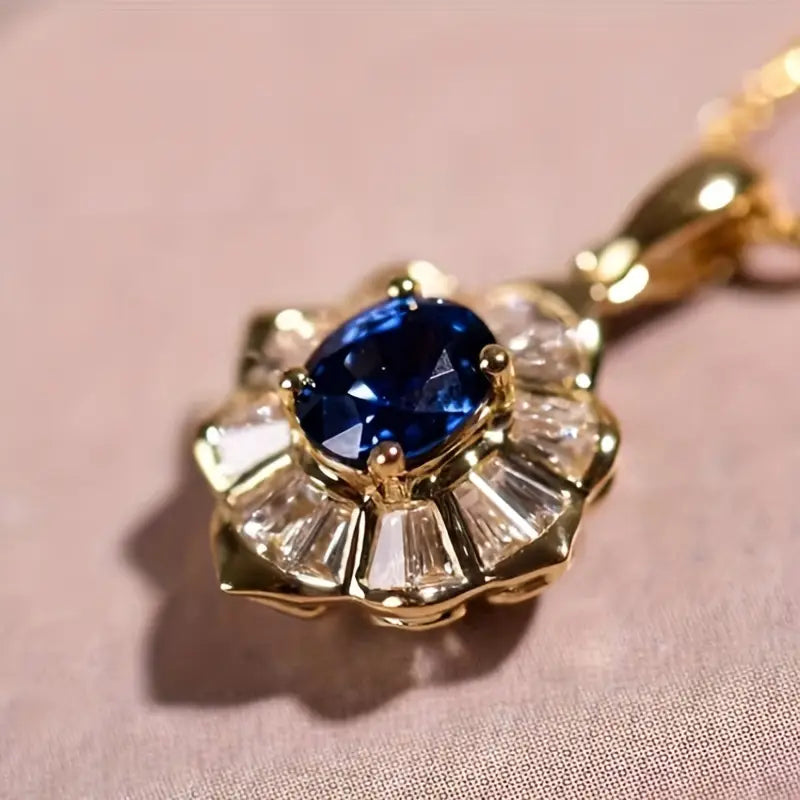 The Noctazure Sapphire Pendant