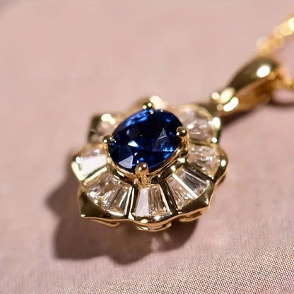 The Noctazure Sapphire Pendant