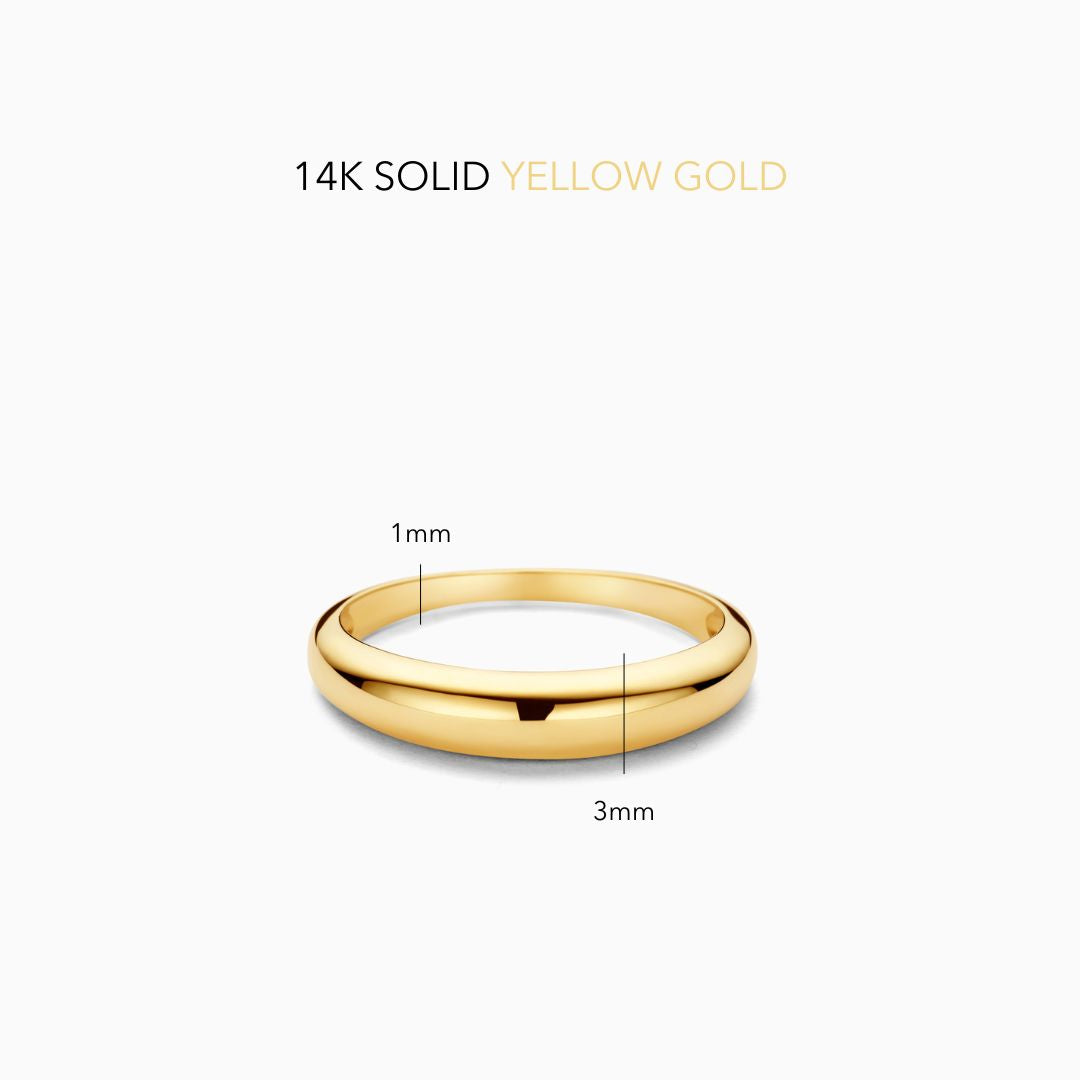 Classic Dome Ring - Gold