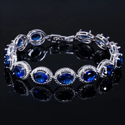 The Azrielle Sapphire Bracelet