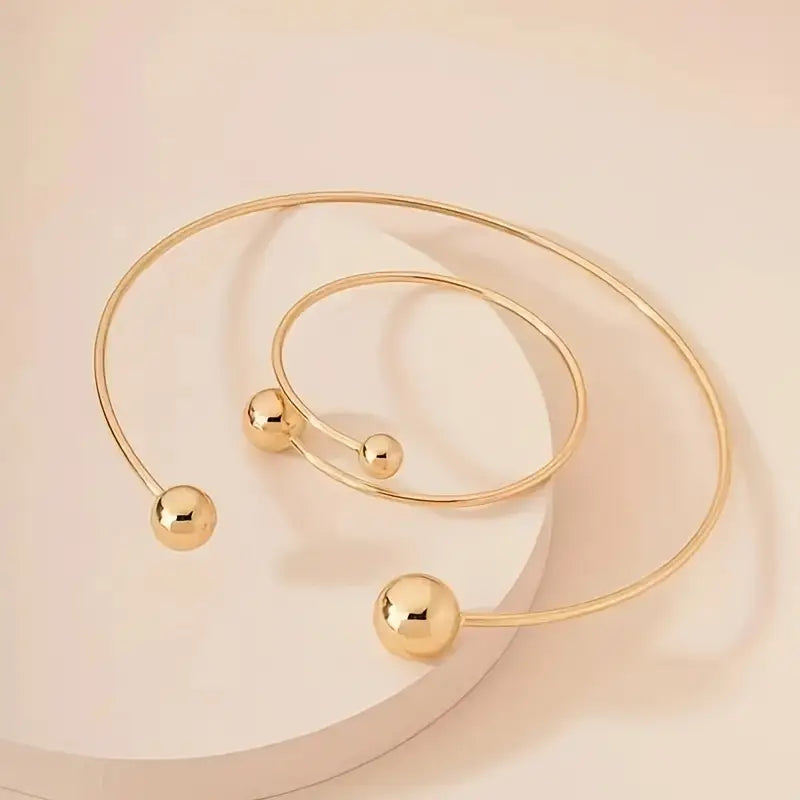 Fine Collar & Cuff Bracelet Set