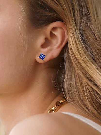 Sapphire Stud Earrings