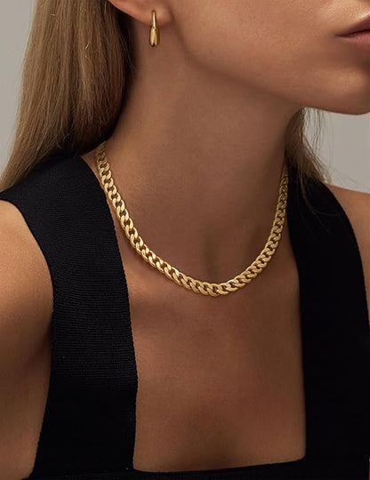 Ava Cuban Link Necklace