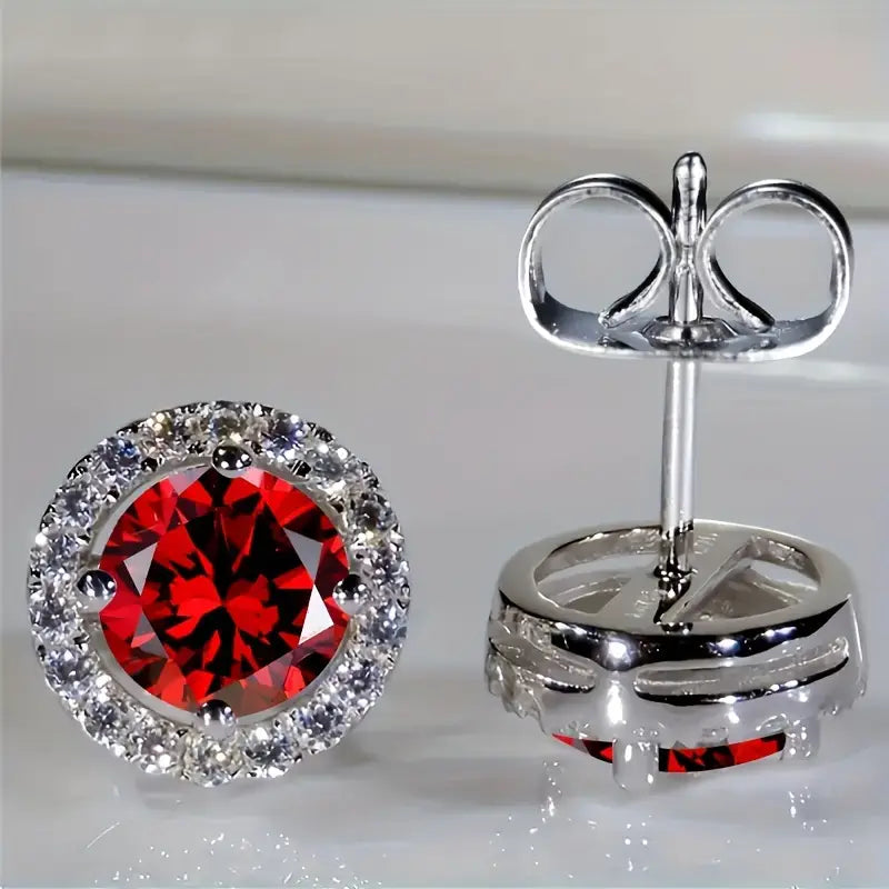 Arielle | White Gold Bloom Earrings