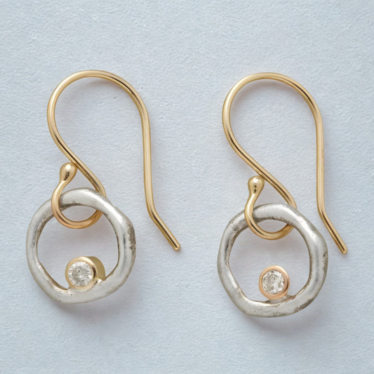 Alba's Gold and Silver Earrings