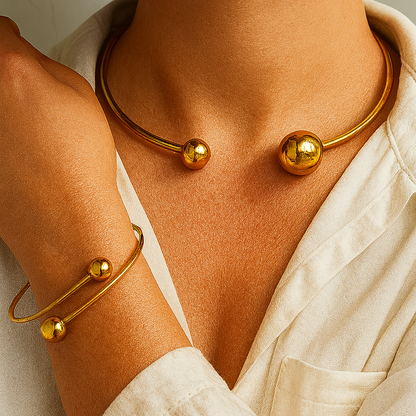 Fine Collar & Cuff Bracelet Set