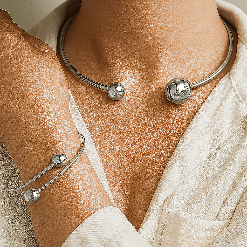Fine Collar & Cuff Bracelet Set
