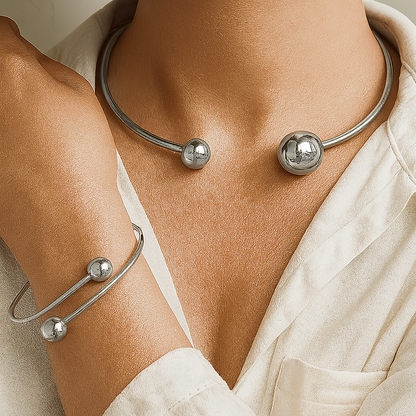 Fine Collar & Cuff Bracelet Set