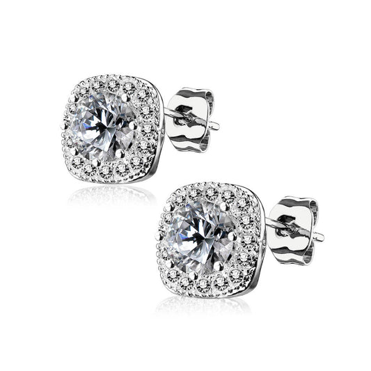 Glennis Timeless Earrings – White Gold