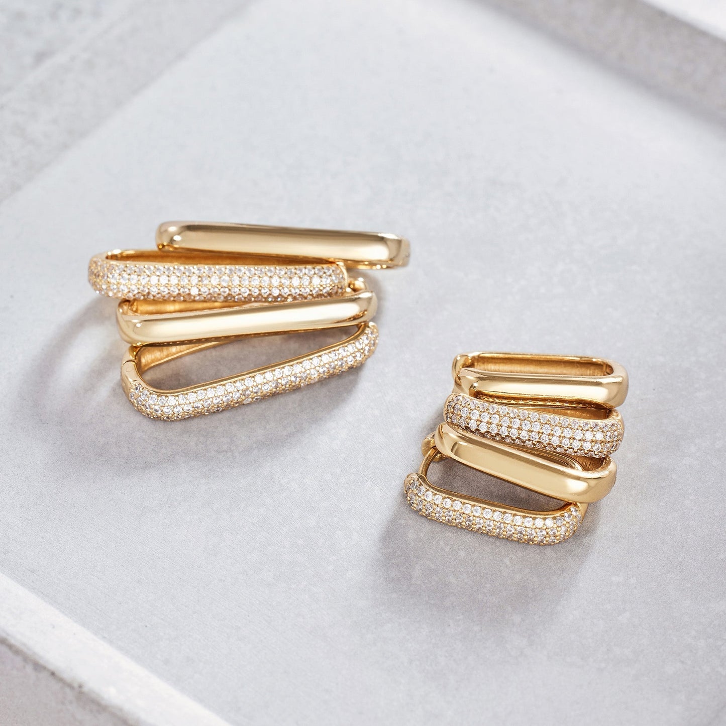 Everyday Pavé Hoops