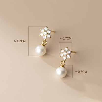 The Bloom Pearl Studs