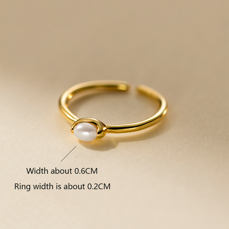 The Horizon Pearl Ring
