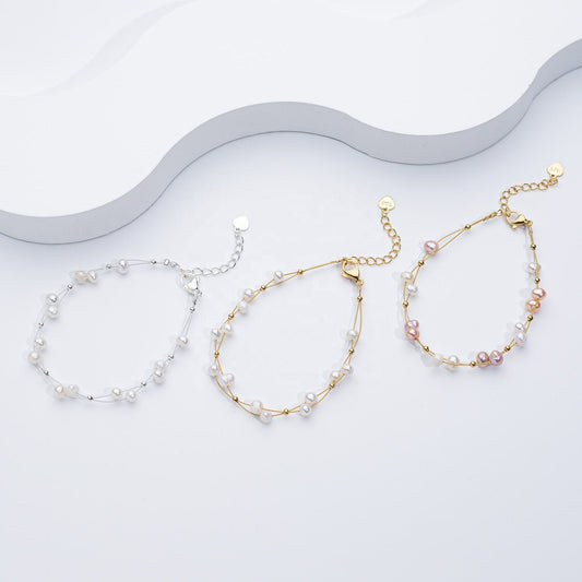 Freshwater Pearl Weaving Bracelet