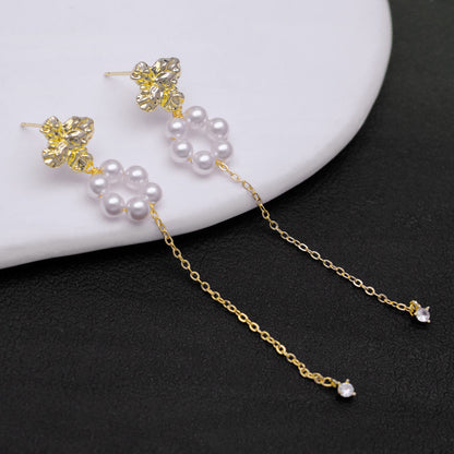 The Radiant Bloom Pearl Earrings
