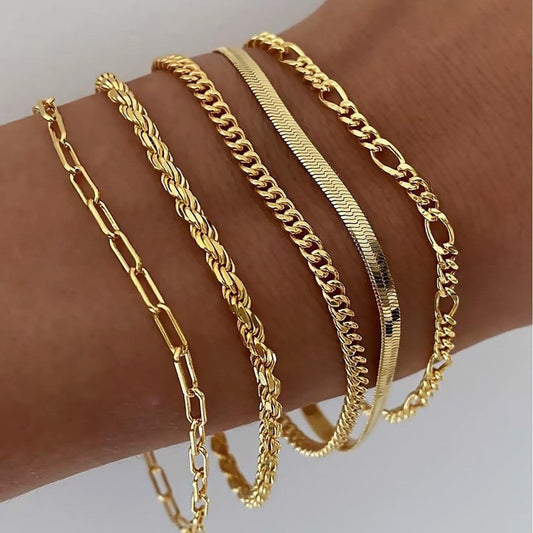 Golden Grace Bracelet Set