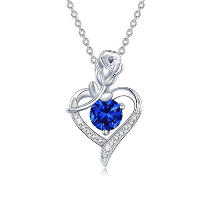 Rose Heart Necklace