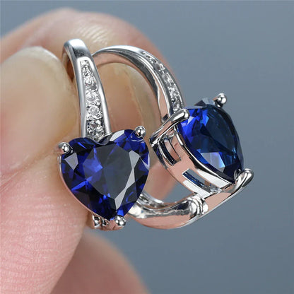 The Lunara Sapphire Earrings
