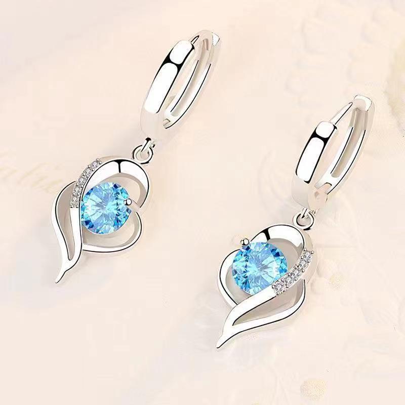 Heart Drop Earrings