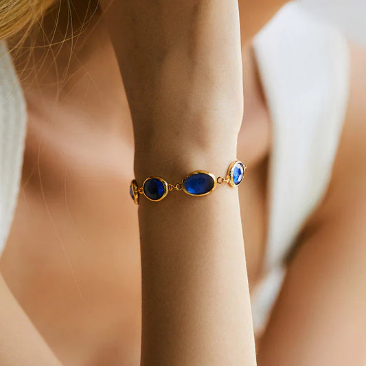 The Glacienne Sapphire Cuff