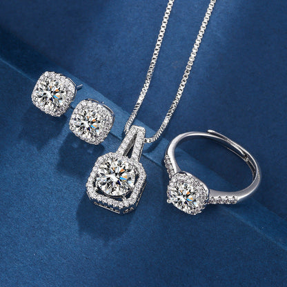 Exclusive Square Radiant Jewellery Set