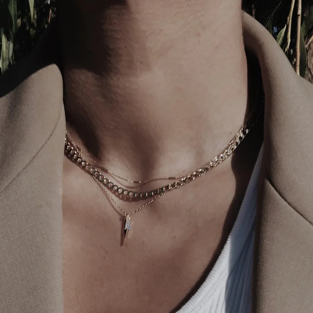 Fine Curb Necklace