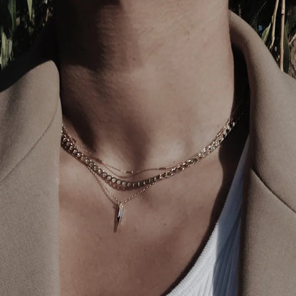 Fine Curb Necklace