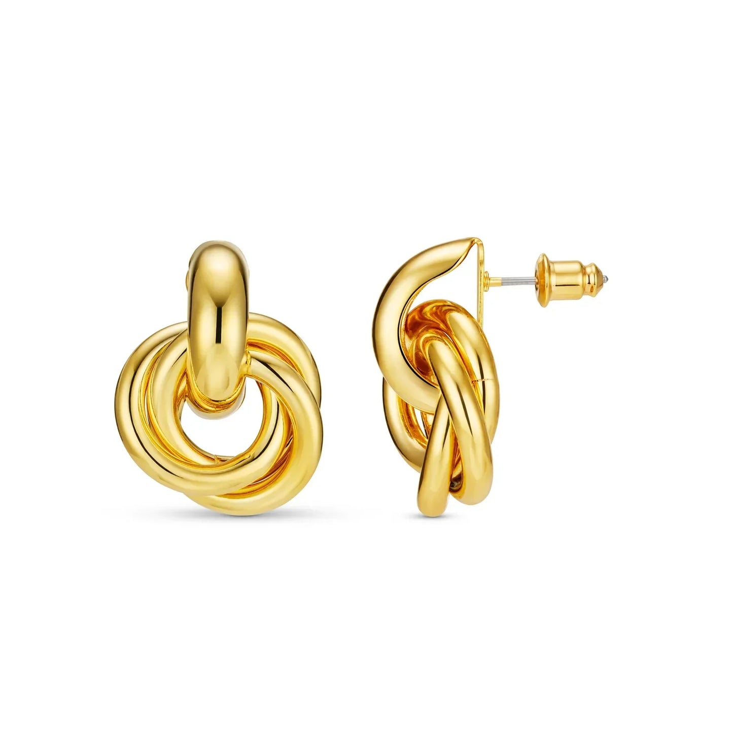 Golden Intertwine Earrings