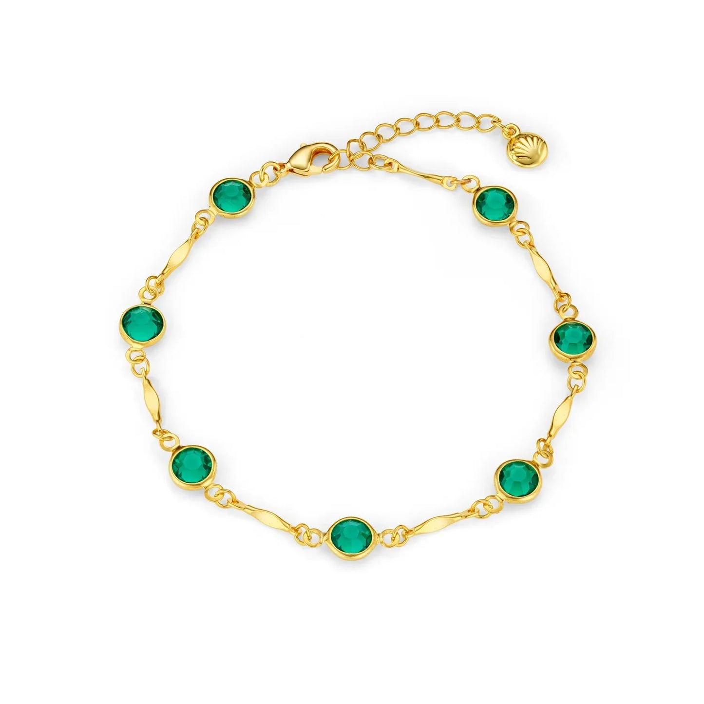 Emerald Link Bracelet