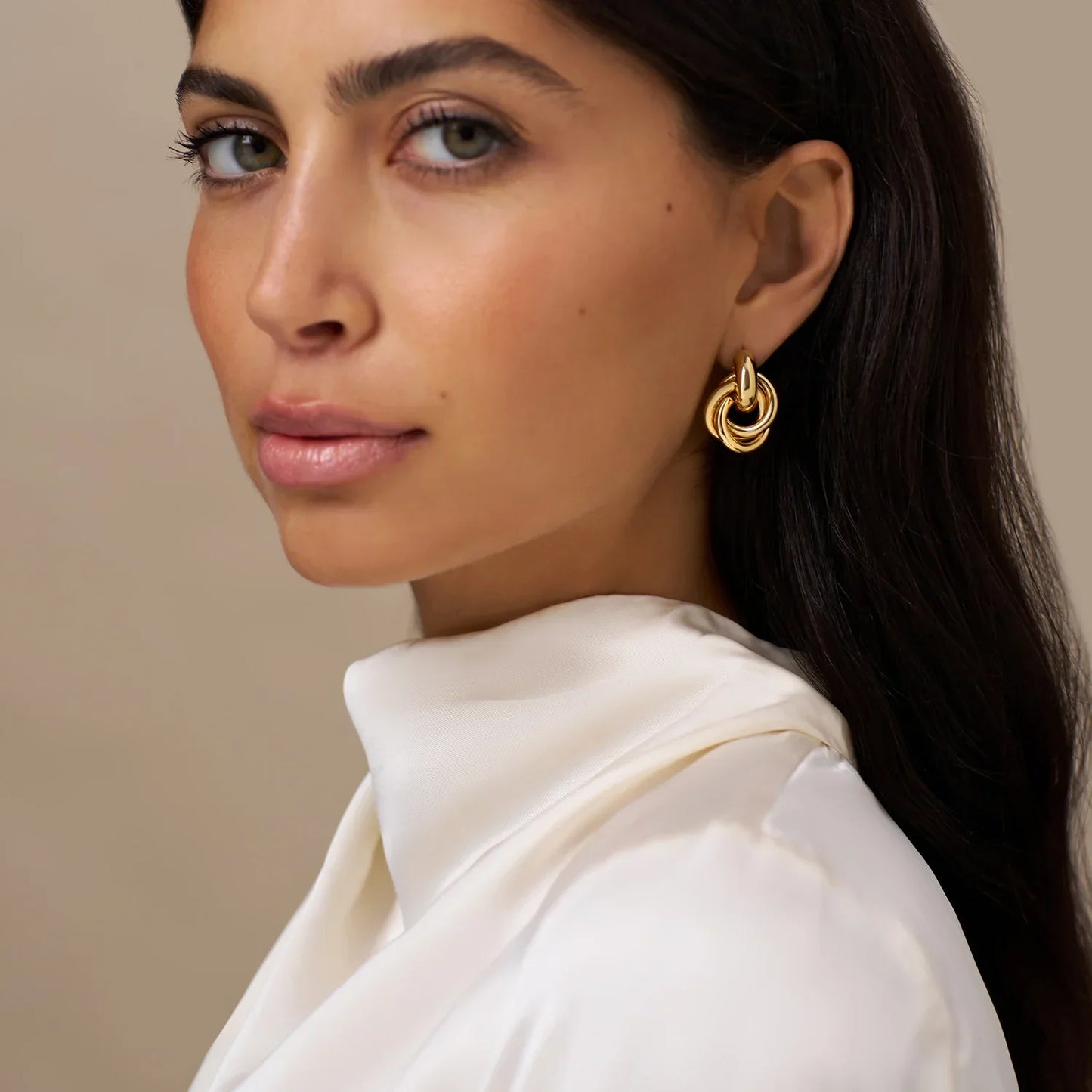 Golden Intertwine Earrings