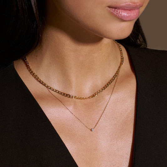 Fine Curb Necklace
