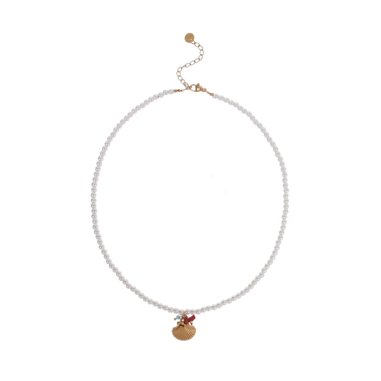 The Aurora Stone Pearl Necklace